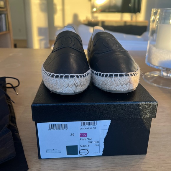Chanel Lambskin Espadrilles - Picture 3 of 4